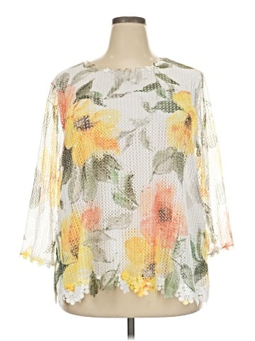 Alfred Dunner 3/4 Sleeve Blouse (view 1)