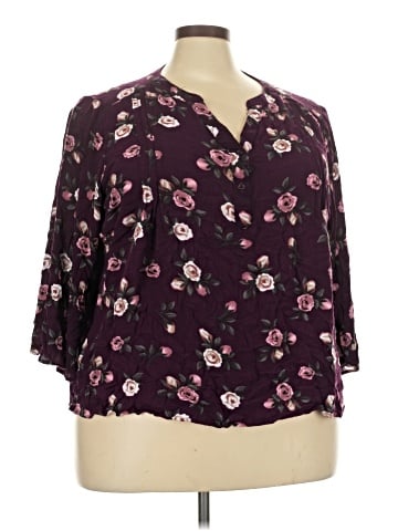 Fun2Fun 3/4 Sleeve Blouse (view 1)