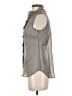 CAbi Gray Sleeveless Button-Down Shirt Size XS - photo 5