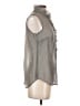 CAbi Gray Sleeveless Button-Down Shirt Size XS - photo 4