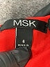 MSK 100% Polyester Red Cocktail Dress Size 6 - photo 4