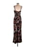 Adelyn Rae 100% Polyester Paisley Black Jumpsuit Size M - photo 2