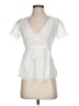 J.Crew Solid White Short Sleeve Blouse Size 0 (petite) - photo 1