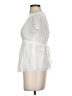 J.Crew Solid White Short Sleeve Blouse Size 0 (petite) - photo 5