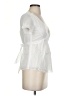 J.Crew Solid White Short Sleeve Blouse Size 0 (petite) - photo 4