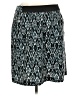 Axcess 100% Polyester Print Teal Casual Skirt Size XL - photo 1