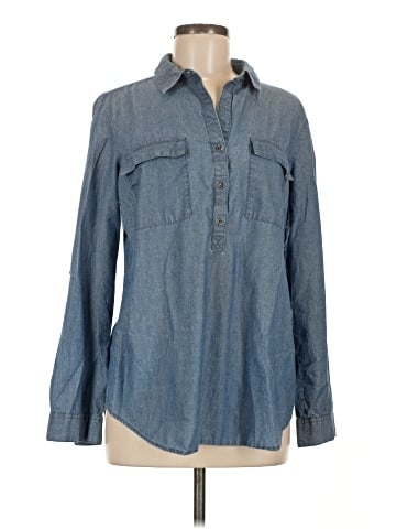 Old Navy Long Sleeve Button-Down Shirt (view 1)