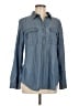 Old Navy 100% Cotton Blue Long Sleeve Button-Down Shirt Size 6 - photo 1