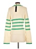Central Park West Color Block Green Pullover Sweater Size S - photo 2