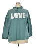 Bobbie Brooks Teal Sweatshirt Size 2X - photo 1