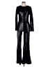Cynthia Rowley TJX Metallic Black Jumpsuit Size L - photo 1