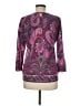 Talbots Paisley Purple Pullover Sweater Size M - photo 2