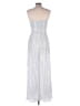 Double Crazy 100% Polyester Metallic Silver Jumpsuit Size L - photo 2