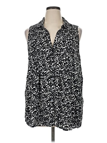 Terra & Sky Sleeveless Button-Down Shirt (view 1)
