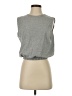 Basics Gray Sleeveless Top Size S - photo 1
