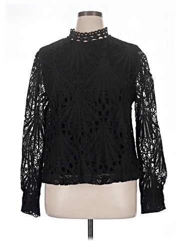 Ultra Pink Long Sleeve Blouse (view 1)
