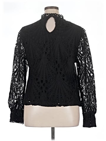 Ultra Pink Long Sleeve Blouse (view 2)