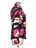 Cache Pink Long Sleeve Silk Top Size L - photo 4