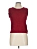 Kate Hill Red Sleeveless T-Shirt Size L - photo 1