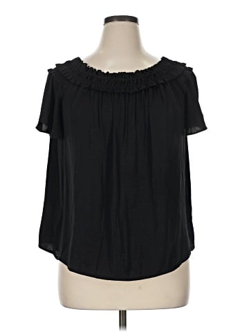 Who What Wear Short Sleeve Blouse (view 1)
