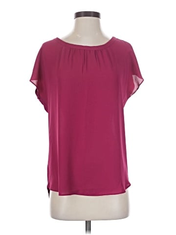Ann Taylor LOFT Outlet Short Sleeve Blouse (view 1)