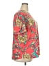 N Touch Red Short Sleeve Blouse Size 2X - photo 4
