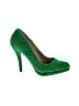 Qupid Green Heels Size 6 - photo 1