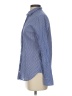 J.Crew Chevron-herringbone Blue Long Sleeve Button-Down Shirt Size 2 - photo 5