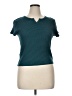 Madewell Teal Short Sleeve Turtleneck Size XL - photo 1