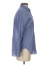 J.Crew Chevron-herringbone Blue Long Sleeve Button-Down Shirt Size 2 - photo 4