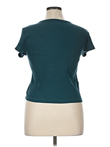 Madewell Ribbed Split-Neck Tee (view 2)