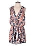 Adelyn Rae 100% Polyester Paisley Blue Romper Size S - photo 1