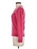 Peck & Peck 100% Cashmere Solid Pink Pullover Sweater Size M - photo 5