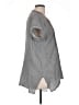 Johnny Was Gray Short Sleeve Blouse Size L - photo 4