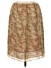 Preview Collection 100% Polyester Animal Print Tan Casual Skirt Size S - photo 1