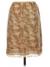 Preview Collection 100% Polyester Animal Print Tan Casual Skirt Size S - photo 2