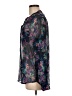 Kut from the Kloth 100% Polyester Floral Black Long Sleeve Blouse Size M - photo 5