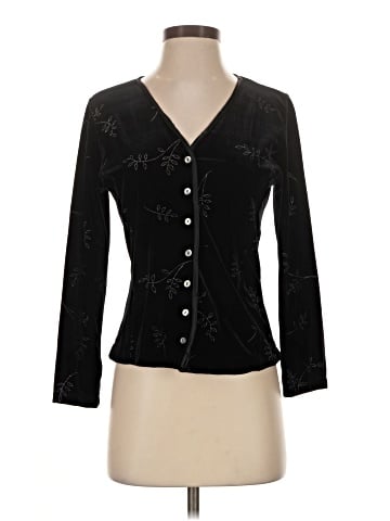 Petite Sophisticate Long Sleeve Blouse (view 1)