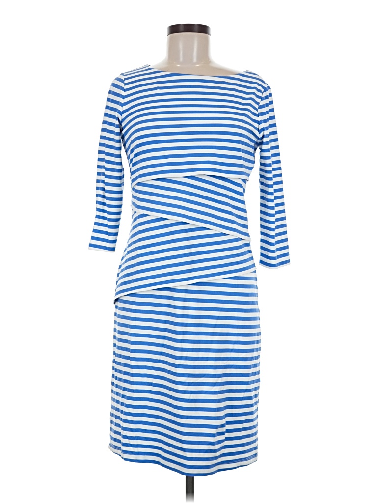 Pre-owned J. Mclaughlin Casual Dress In Blue
