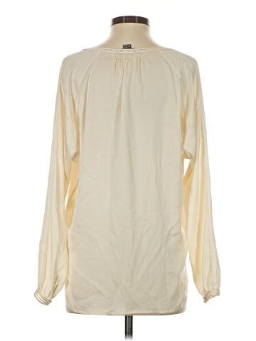 Vince. Long Sleeve Silk Top (view 2)