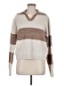 Be Cool Stripes Tan Pullover Sweater Size M - photo 1