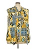 Links Yellow Sleeveless Blouse Size 3X - photo 1