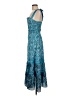 Ramy Brook 100% Polyester Paisley Blue Cocktail Dress Size M - photo 5