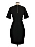 Won Hundred 100% Polyester Solid Black Cocktail Dress Size EU 38 / US 8 - photo 2