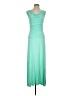 Yahada Green Casual Dress Size S (estimated) - photo 1