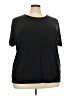 IMAN Black Short Sleeve T-Shirt Size 3X - photo 1