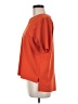 Topshop Orange Short Sleeve Top Size 8 - photo 5