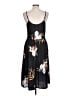 Ouges Floral Black Cocktail Dress Size L - photo 2