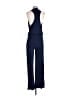 Trina Turk Solid Blue Jumpsuit Size S - photo 2