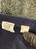 Gap Kids 100% Cotton Hearts Blue Pullover Sweater Size 10 - photo 3